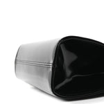 Brushed Calfskin Mini Wanda Top Handle Bag Black