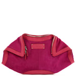 Calfskin Pony Hair De Manta Clutch Pink