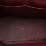 Ostrich Lizard Majestueux Tote MM Bordeaux
