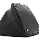 Taurillon Clemence Picotin Lock 22 MM  Black