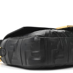 Nappa FF 1974 Embossed Baguette Black