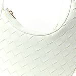 Nappa Intrecciato Small Drop Shoulder Bag Glacier