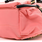 Nylon Medium Rucksack Backpack Bright Coral Pink