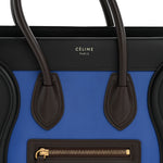 Smooth Calfskin Micro Tri-Color Luggage Indigo