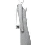 Metallic Calfskin Super Mini Dionysus Shoulder Bag Silver