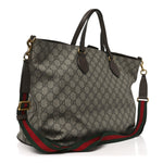 Soft GG Supreme Monogram Courrier Medium Crossbody Tote Beige New Acero