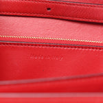 Box Calfskin Medium Classic Box Flap Bag Red