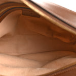 GG Supreme Monogram Small Horsebit 1955 Shoulder Bag Beige Brown Sugar