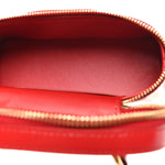 Box Calfskin Antigona Vanity Bag With Chain Vermillon