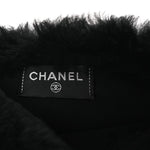 Muff Shearling Lambskin Bag Black Ecru