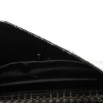 PVC Thread Woven Medium Boy Flap Black