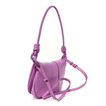 Shiny Nappa Calfskin Paseo Satchel Rockrose