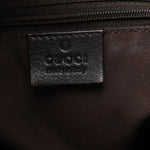 Monogram Large New Ladies Web Hobo Dark Brown