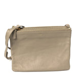 Lambskin Large Trio Crossbody Bag Beige