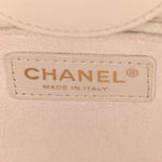 Caviar Small Studded Deauville Tote Ivory