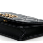 Lambskin Quilted Mini CC Flap Black