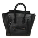 Smooth Calfskin Mini Luggage Black