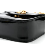 Patent Mini La Medusa Bag Black