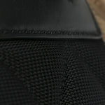 Metallic Satin Nylon Medium Rucksack Backpack Gold