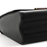 Epi Tortoiseshell Twist Shoulder Bag MM Black
