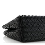 Nappa Intrecciato Small East West Andiamo Shoulder Bag Black