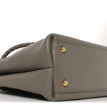 Silky Calfskin Small Ciao Ciao Limestone