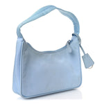 Tessuto Nylon Mini Re-Edition 2000 Bag Celeste