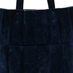 Suede Calfskin Kidskin Zoe Tote Midnight