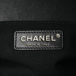 Lambskin Quilted Medium Boy Flap Black