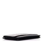 Shiny Aged Calfskin Quilted Mini Nano Kelly Shopper Black