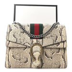 Snakeskin Web Medium Dionysus Shoulder Bag Natural