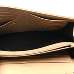 Grain De Poudre Matelasse Chevron Monogram Chain Wallet Nude Powder