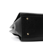 Caviar Small Studded Deauville Tote Black