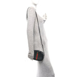 Calfskin Trapuntata Web Mini GG Shoulder Bag Black