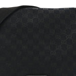 Monogram Small Flap Messenger Bag Black