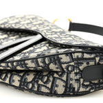 Oblique Saddle Bag Blue