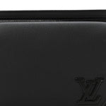 Grained Calfskin Aerogram Takeoff Sling Black