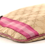 Monogram Web Jolicoeur Charms Messenger Pink Ebony