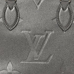 Metallic Empreinte Monogram Giant Onthego PM Gun Metal
