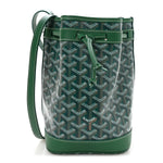Goyardine Petit Flot Bucket Bag PM Green