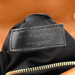 Lambskin Quilted Toy Loulou Puffer Monogram Chain Satchel Miel Dark