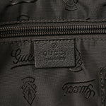 Guccissima Medium Flat Messenger Bag Black
