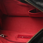 Aged Calfskin Quilted Small Gabrielle Logo Hobo Black
