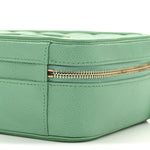 Caviar Quilted Medium CC Filigree Vanity Case Green