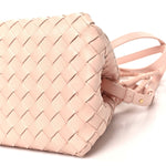 Nappa Intrecciato Small Parachute Shoulder Bag Cameo