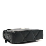 Caviar Quilted Top Handle Slim Vanity With Chain Black