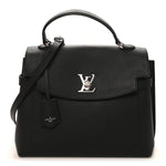 Soft Calfskin Lockme Ever MM Black