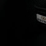 Metallic Aged Calfskin Quilted Small Coco Handle Flap Charcoal