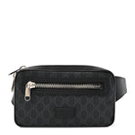 Soft GG Supreme Monogram Web Belt Bag Black Grey