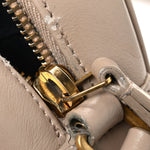 Calfskin Matelasse Monogram Lou Camera Bag Dark Beige